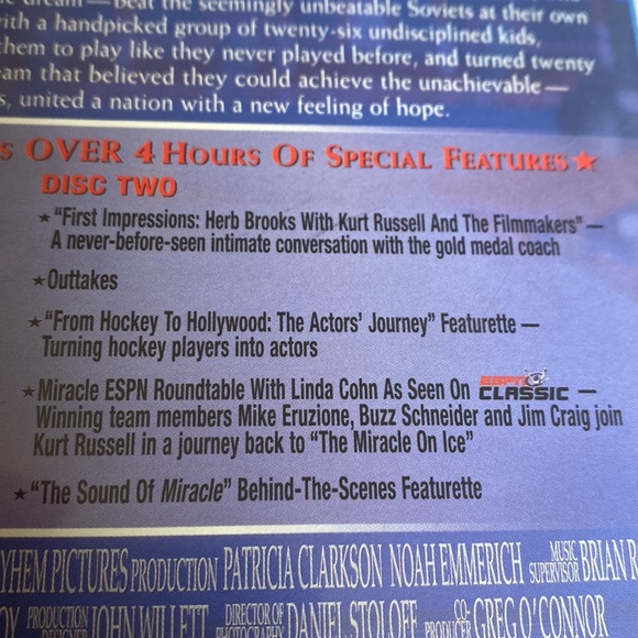 🎬PRICING🎬 Miracle -The True Story Behind the Greatest Moment in Sports History - Picture 10 of 10